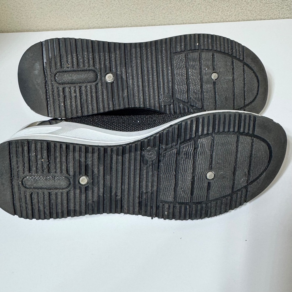 Tommy Bahama Womens Size 9 Black Rhinestone Knit Slip On Platform Sneakers New - Picture 6 of 6